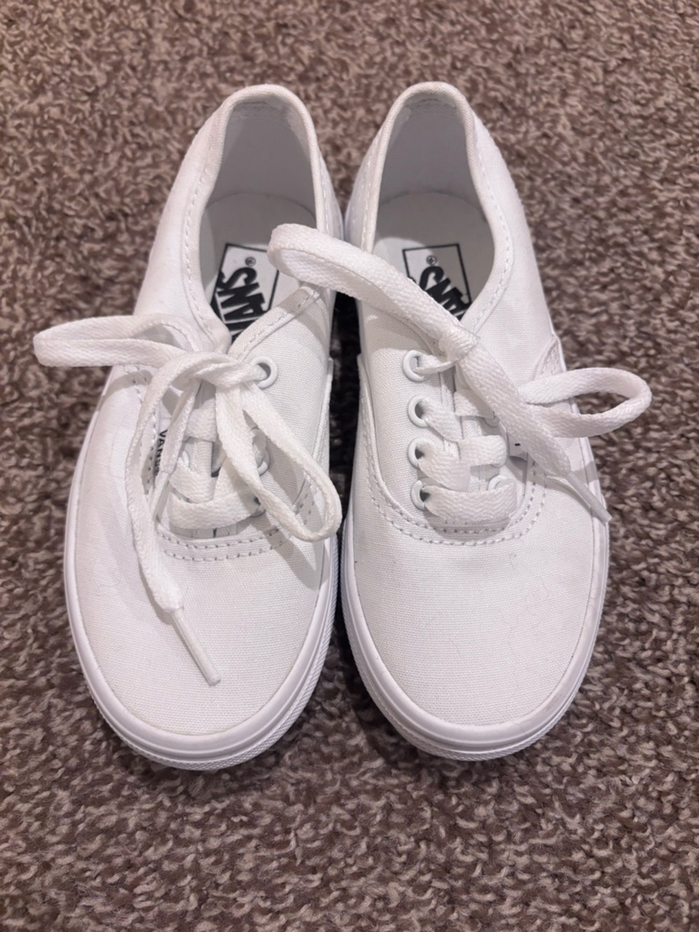 Toddler 12 Vans Classic White